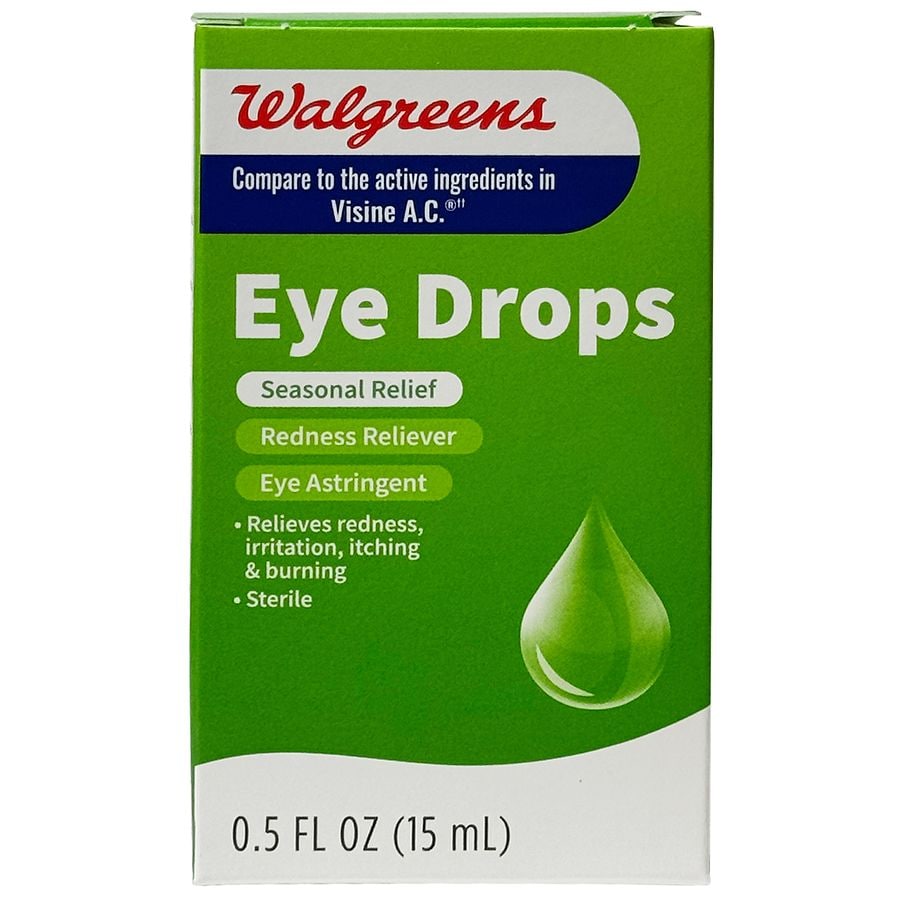 Walgreens Eye Drops Seasonal Itch Redness Walgreens