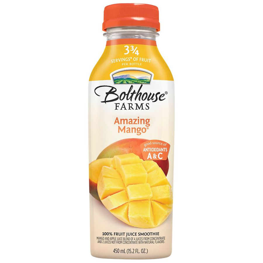 Bolthouse Amazing Mango Fruit Juice Smoothie Mango