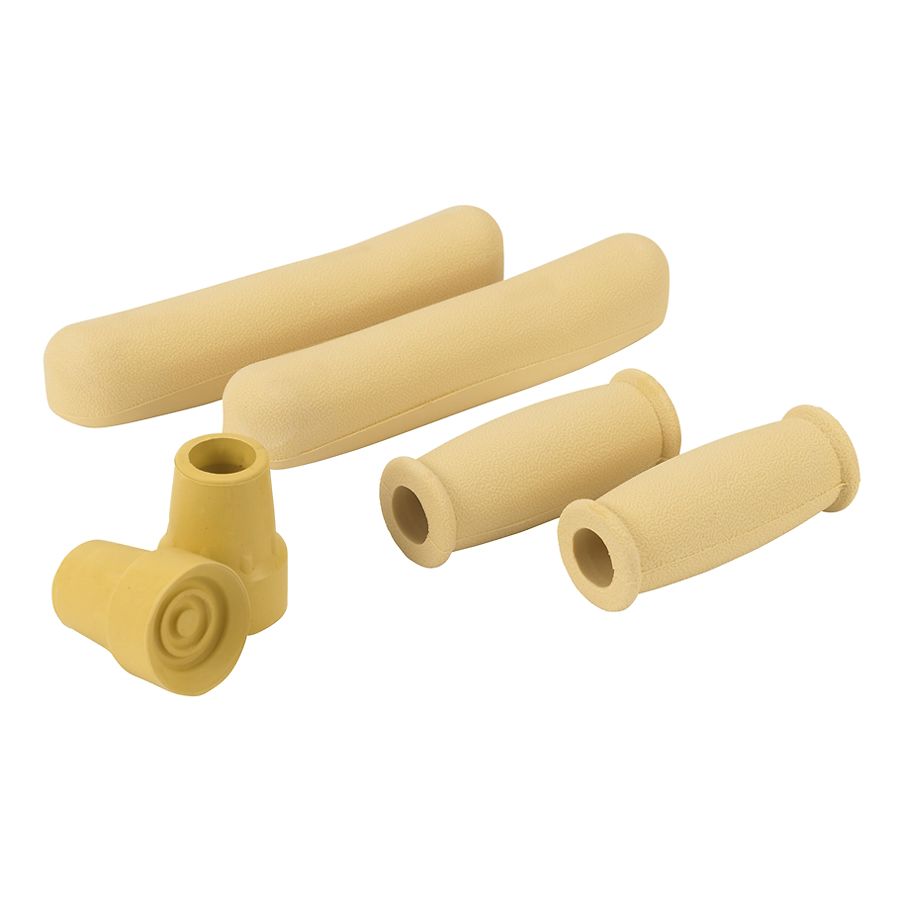 Drive Medical Crutch Accessory Replacement Kit Tan