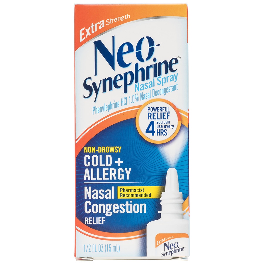 over the counter nasal decongestant spray