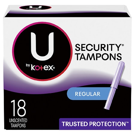 UPC 036000150636 product image for Kotex Security Tampons Regular Absorbency Unscented - 18.0 ea | upcitemdb.com