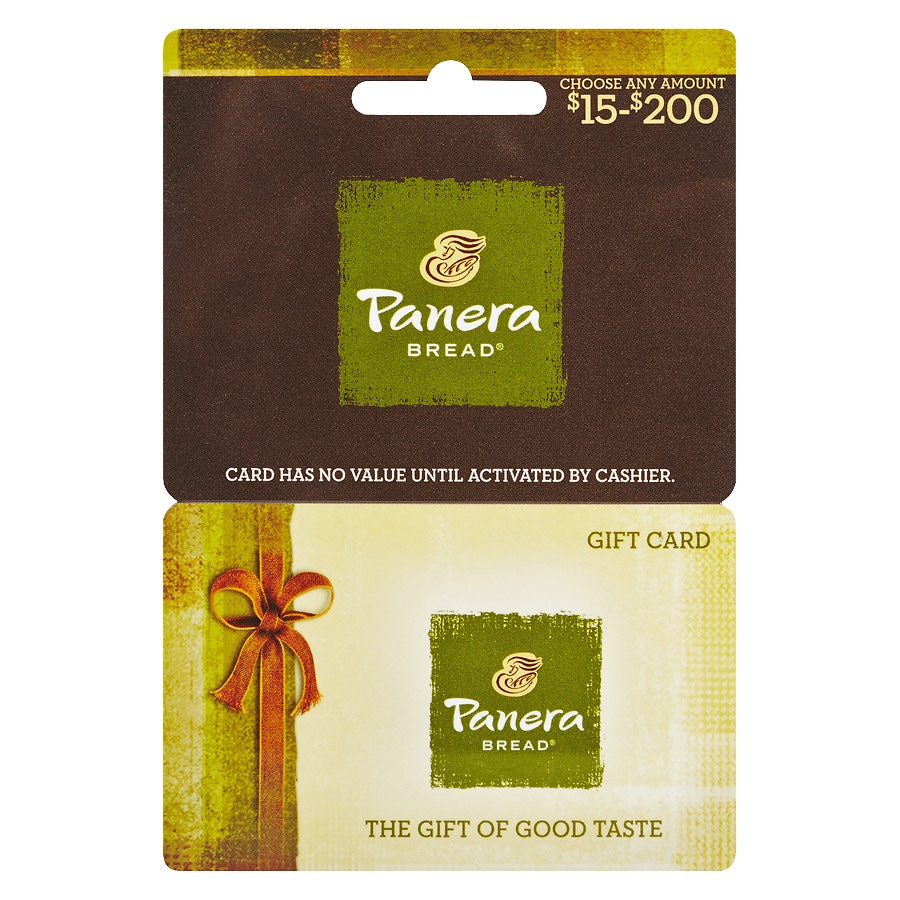 Panera Bread Non Denominational Gift Card1 0 Ea