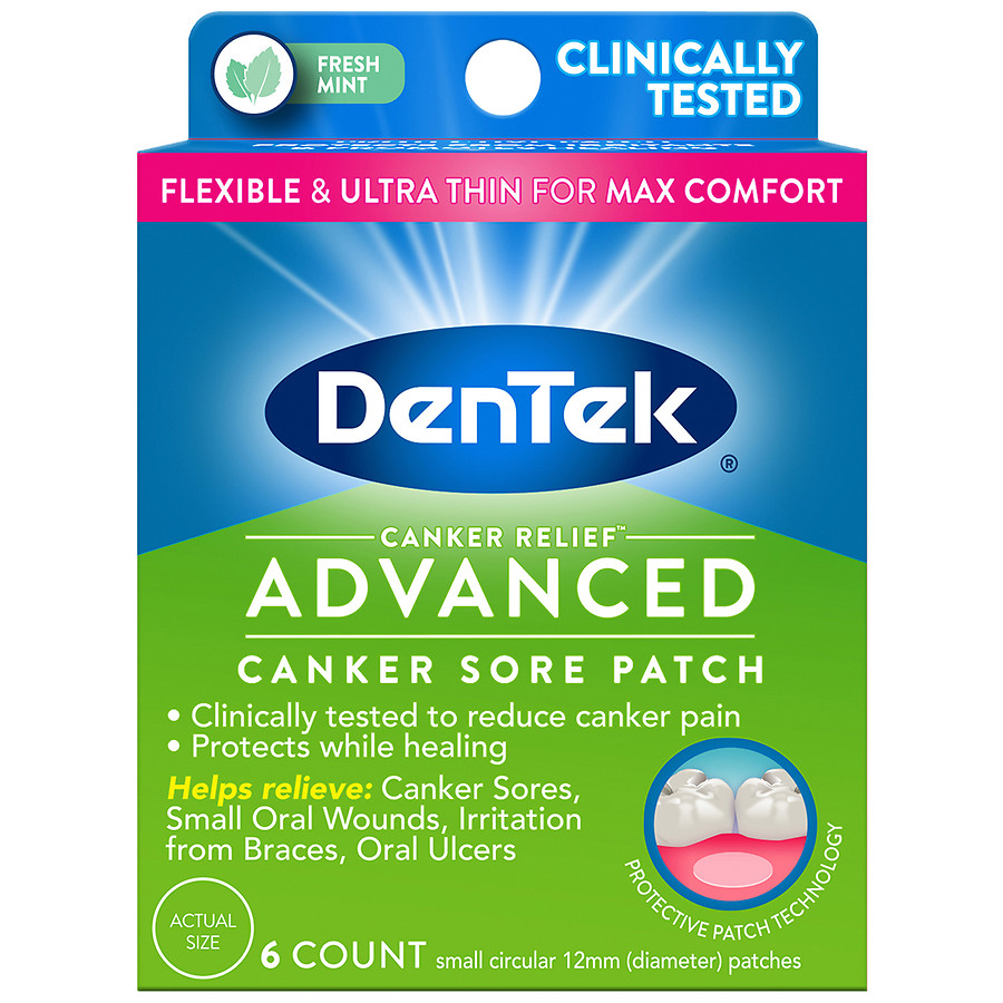 DenTek Canker Cover Canker Sore Patch Mint | Walgreens