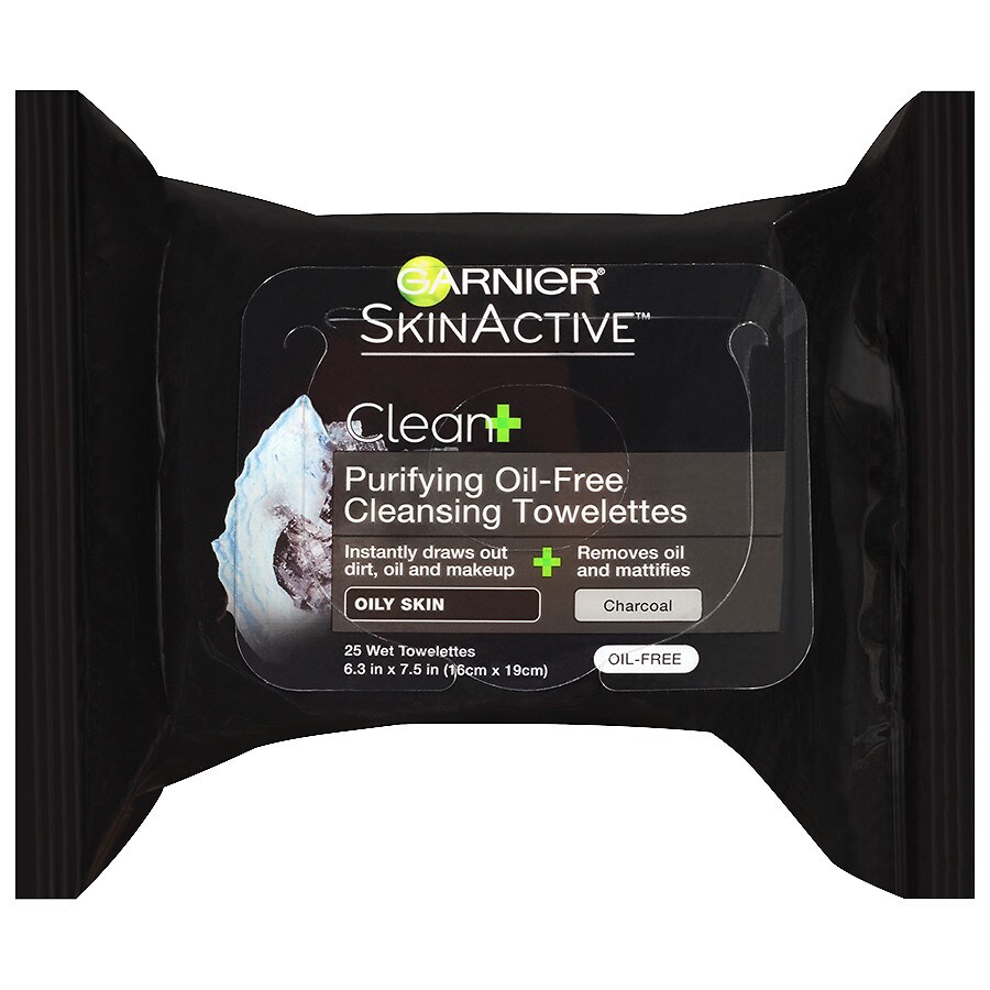 Garnier SkinActive Clean+ Purifying Oil-Free Cleansing Towelettes