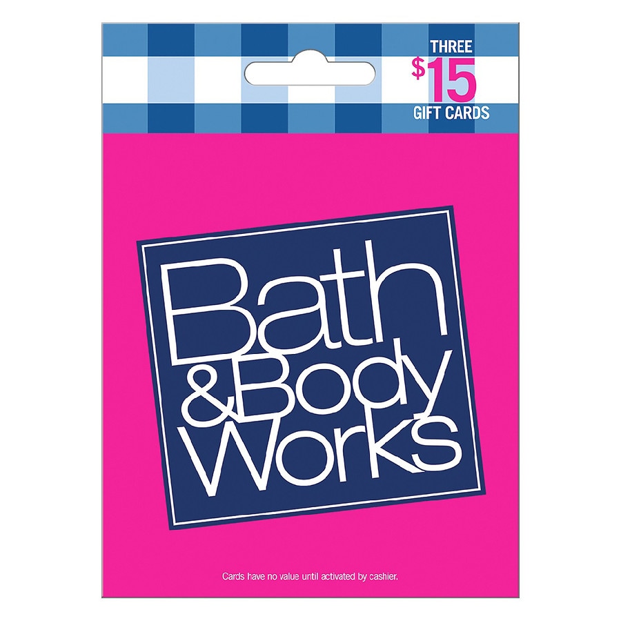 does walmart carry bath and body works gift cards