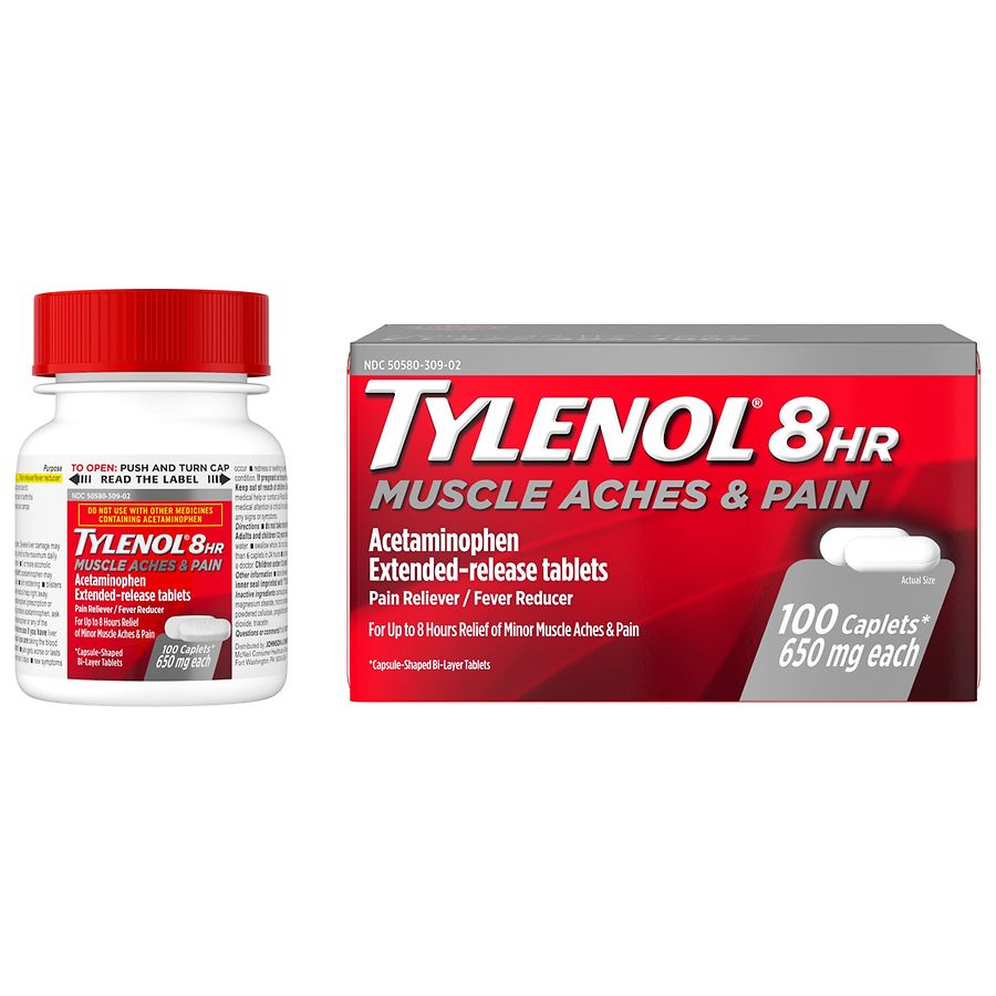 Tylenol 8 Hour Muscle Aches Pain Tablets With Acetaminophen Walgreens Tylenol 8 Hour Muscle Aches Pain Tablets With Acetaminophen Walgreens