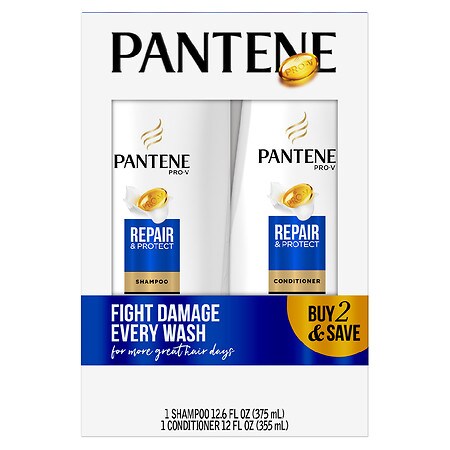 UPC 080878071791 product image for Pantene Repair & Protect Shampoo and Conditioner Value Pack - 1.0 set | upcitemdb.com