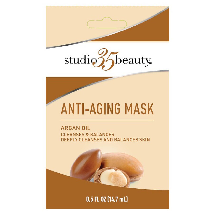 Download Studio 35 Anti Aging Argan Oil Face Mask Walgreens PSD Mockup Templates