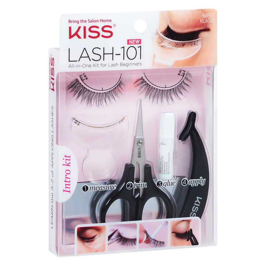  Kiss Lash-101 All-in-One Kit for Lash Beginners Black 