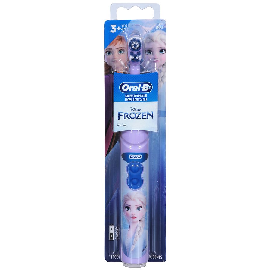 Oral-B Jr. Kid's Battery Toothbrush featuring Disney's Frozen, Soft Bristles