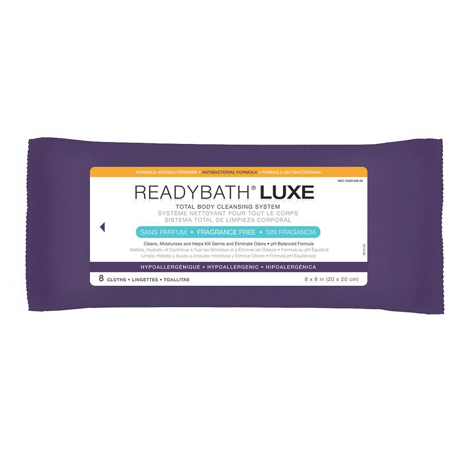 ReadyBath Antibacterial Body Washcloths 8 Each 