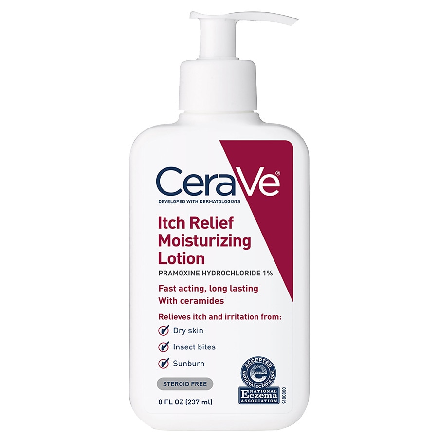 CeraVe Itch Relief Moisturizing Lotion Fragrance Free with Essential ...