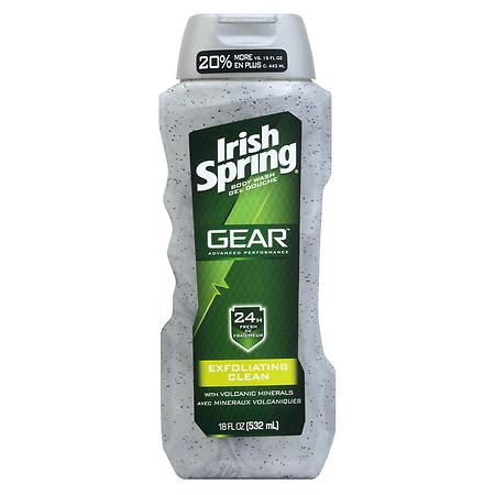 UPC 035000263247 product image for Irish Spring Gear Body Wash Exfoliating - 18.0 oz | upcitemdb.com