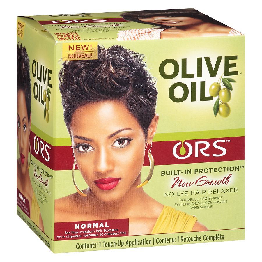 Ors New Growth No Lye Hair Relaxer Kit Normal Walgreens