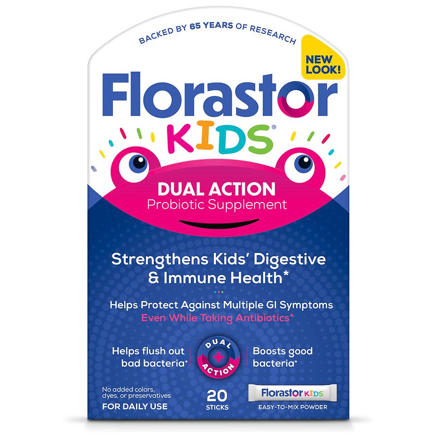 Florastor Kids Daily Probiotic Supplement Packets, 250mg | Walgreens