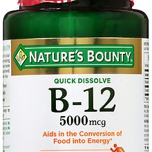 Nature's Bounty B-12 5000 Mcg, Quick Dissolve | Walgreens