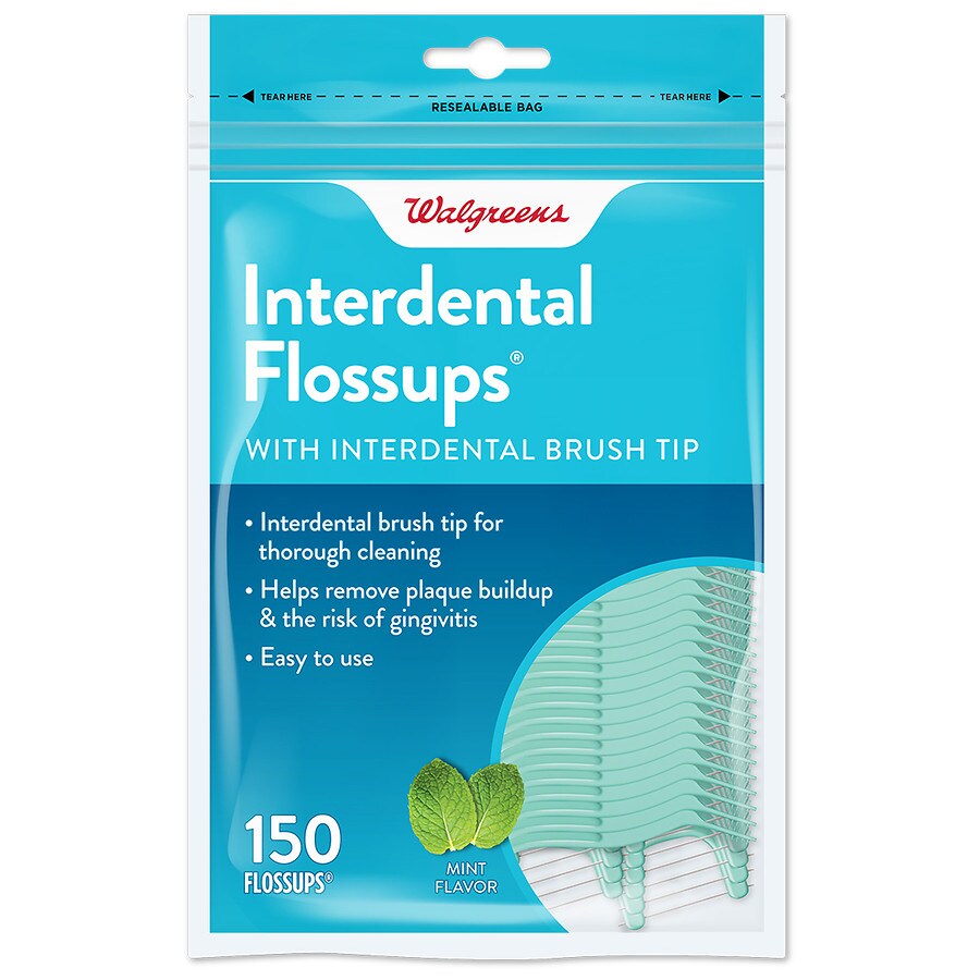 Walgreens Floss-Ups Mint