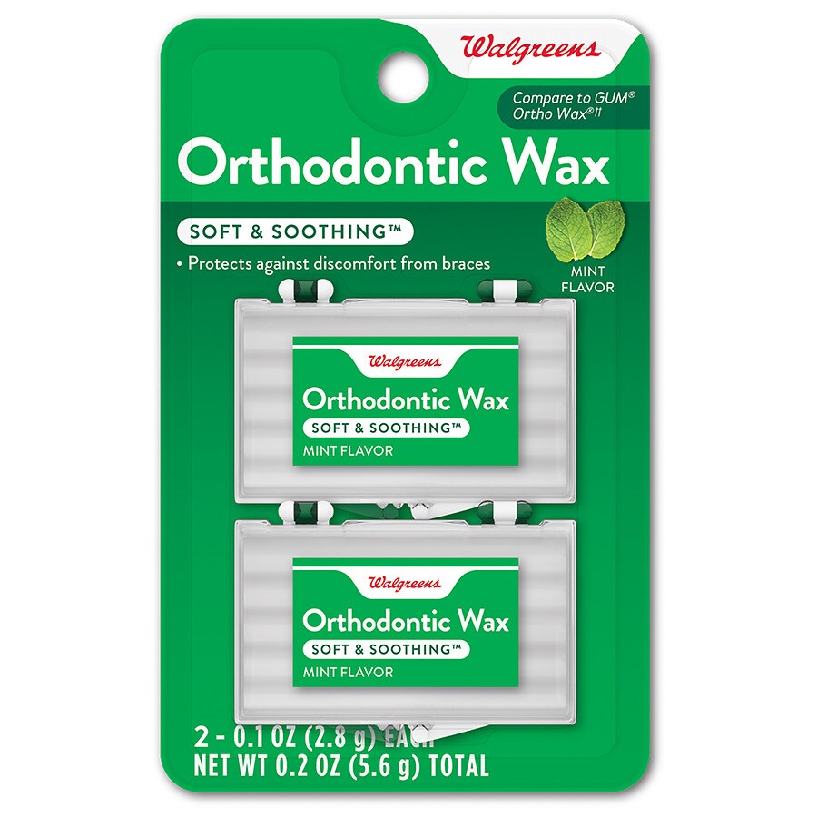  Walgreens Orthodontic Wax Solid Mint 