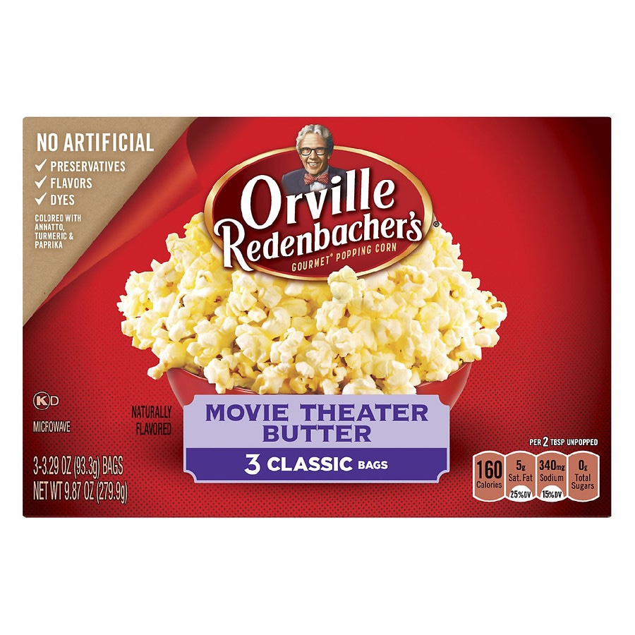 Orville Redenbacher's Gourmet Popping Corn Movie Theater Butter | Walgreens