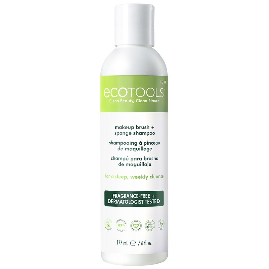 Photo 1 of EcoTools Makeup Brush Cleansing Shampoo

