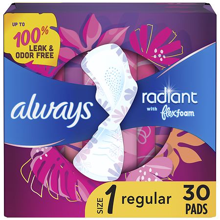 Always Sanitary Pads Size Chart