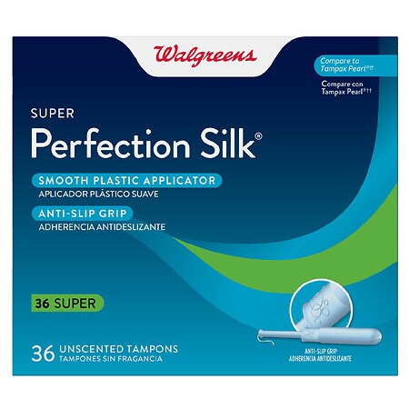 Walgreens Perfection Tampons Super Unscented - 36.0 ea