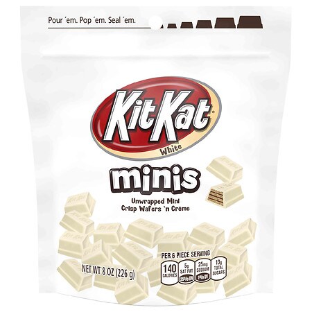 UPC 034000138586 product image for Kit Kat White Minis Crisp Wafers 'n Creme White - 8 oz. | upcitemdb.com