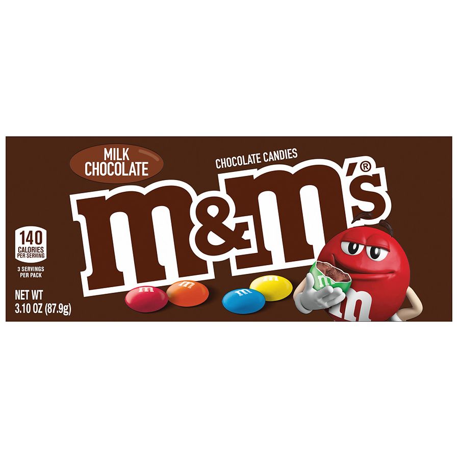 M M S Candy Theater Box Milk Chocolate Walgreens