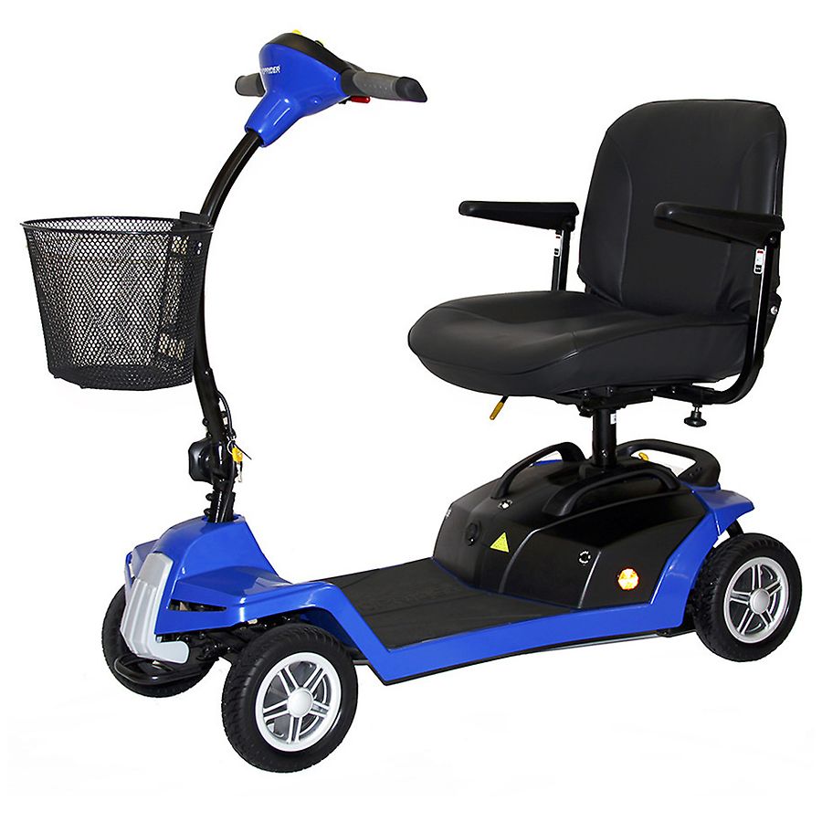 Shoprider Escape 4 Wheel Portable Scooter, Blue