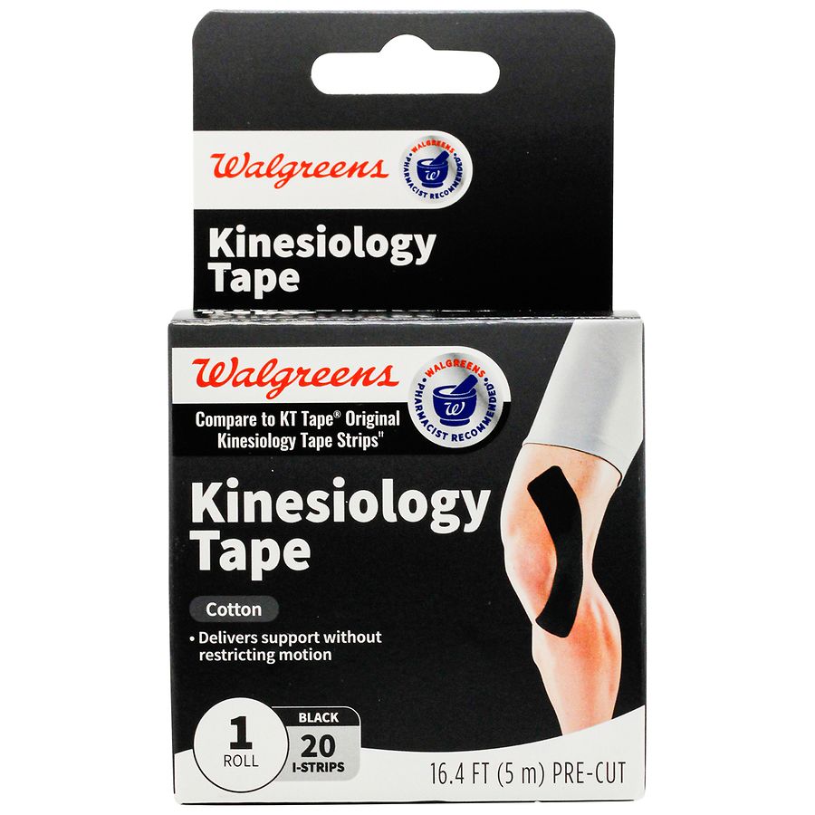 KT Tape Original Cotton Kinesiology Therapeutic Fitness Tape Precut Strips 