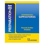 Preparation H Hemorrhoid Symptom Treatment Suppositories