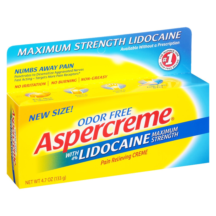 lidocaine cream walgreens