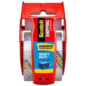 Scotch Shipping Packaging Tape with Dispenser
