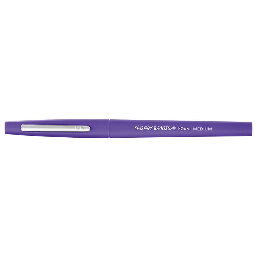 Paper Mate Flair Felt-Tip Pen Shrink Wrap Purple