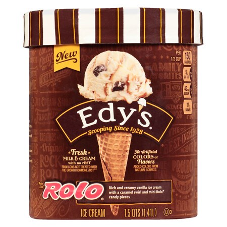 UPC 041548487533 product image for Edy's Grand Candy Shoppe Ice Cream Rolo - 48.0 oz | upcitemdb.com