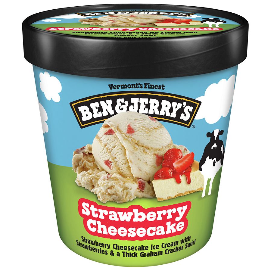 Ben Jerry S Ice Cream Strawberry Cheesecake Walgreens