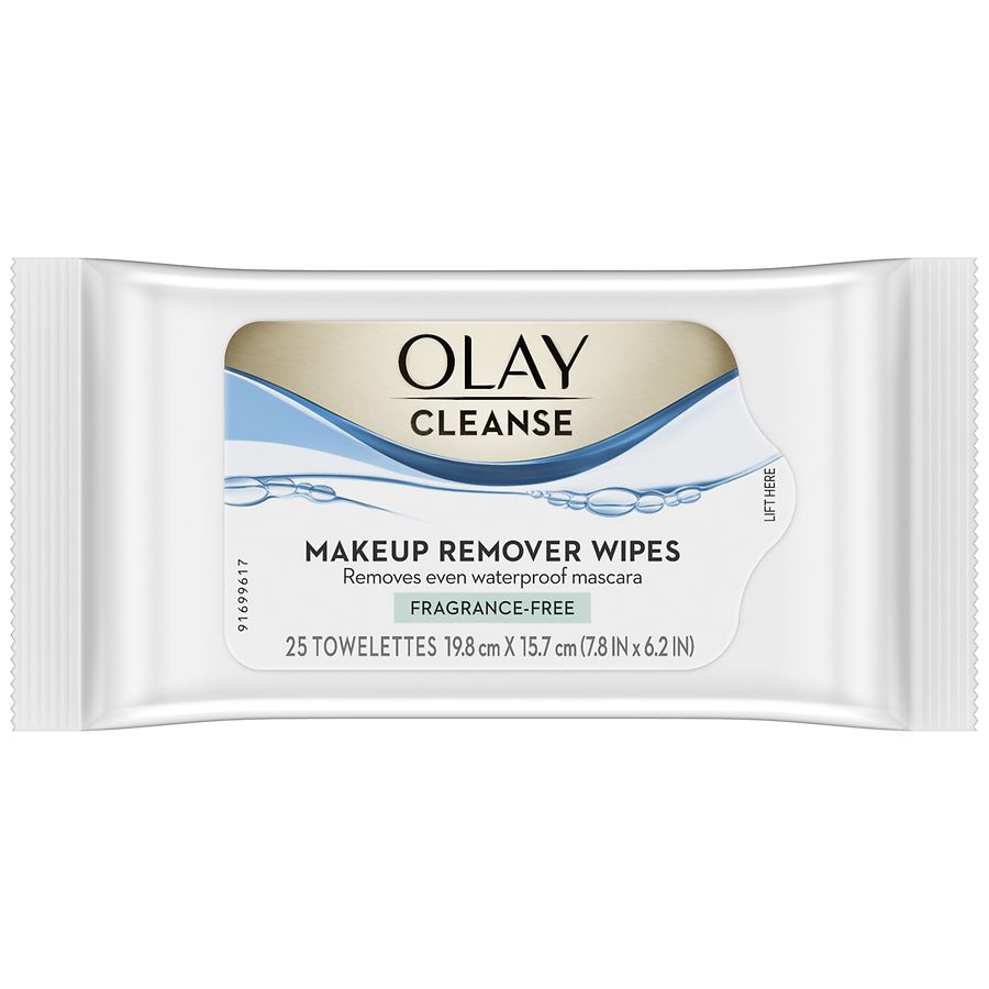  2 packages of Olay Cleanse Makeup Remover Wipes for $2