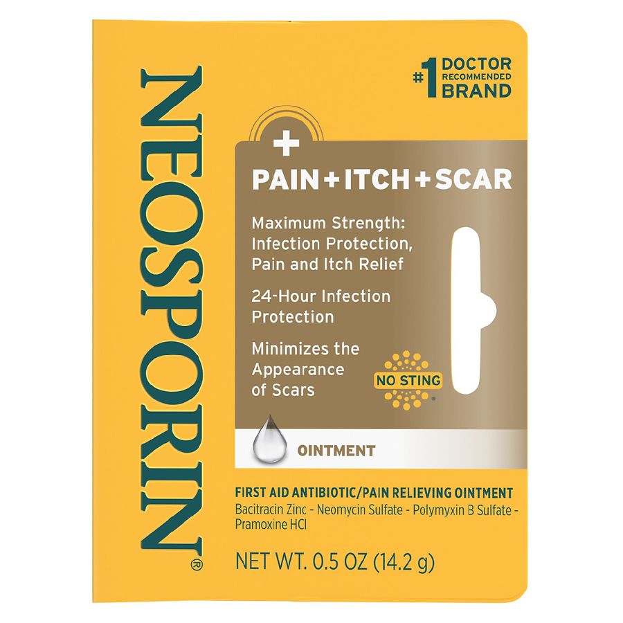 Can You Put Neosporin In Your Eye For A Scratch Neosporin Pain Itch Scar Antibiotic Ointment Plus Pain Relief Walgreens