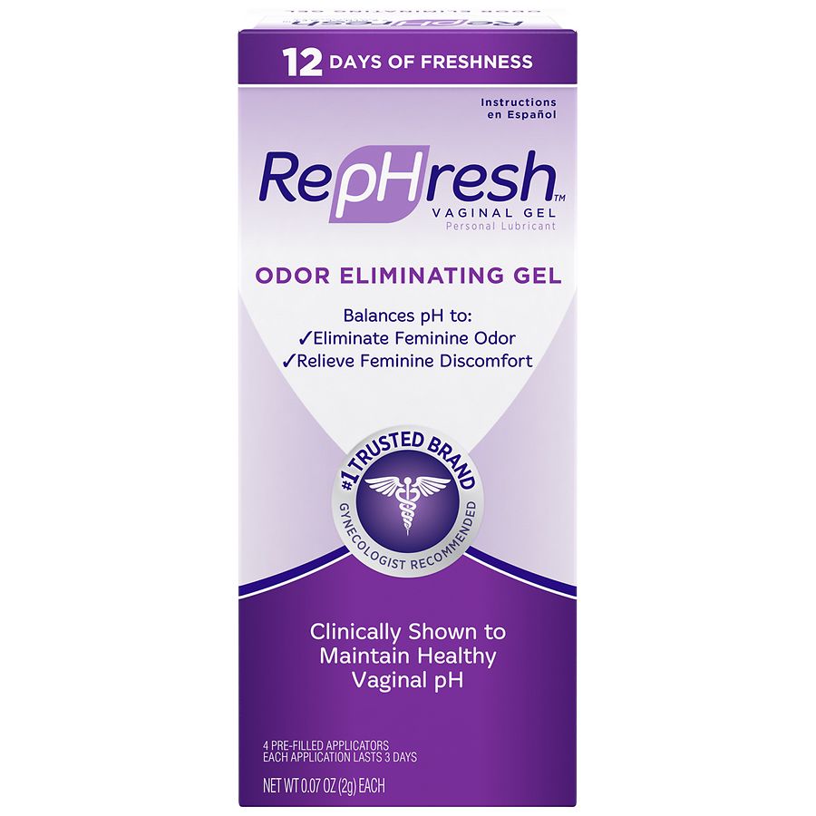 Rephresh Odor Eliminating Vaginal Gel Walgreens