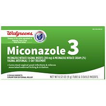 Walgreens Miconazole 3 Ovules 3 Day Treatment | Walgreens