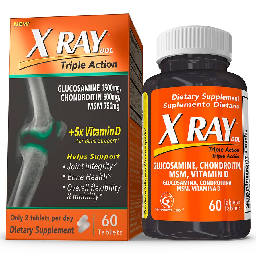 X Ray Dol Triple Action Joint Health Supplement With Vitamin D Tablets Walgreens