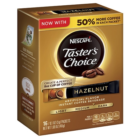 UPC 028000703226 product image for Nescafe Taster's Choice Instant Coffee Single Serve Packets Hazelnut - 0.11 oz x | upcitemdb.com