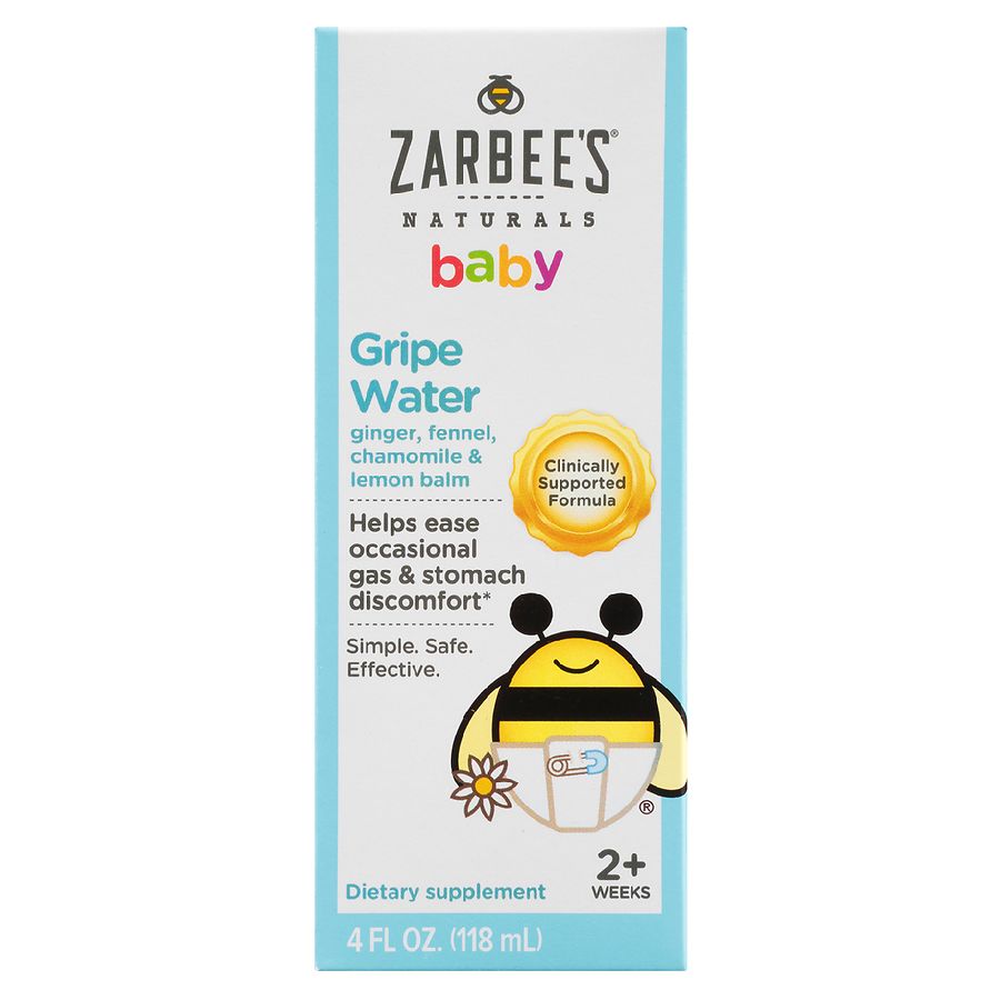  ZarBee's Naturals Baby Gripe Water Fragrance-Free 