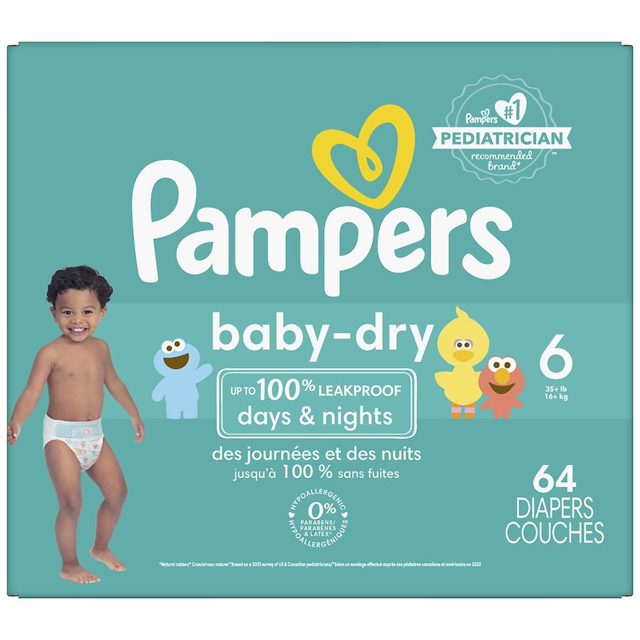 pampers size 6