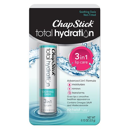 ChapStick Total Hydration Lip Balm Soothing Oasis - 0.12 oz