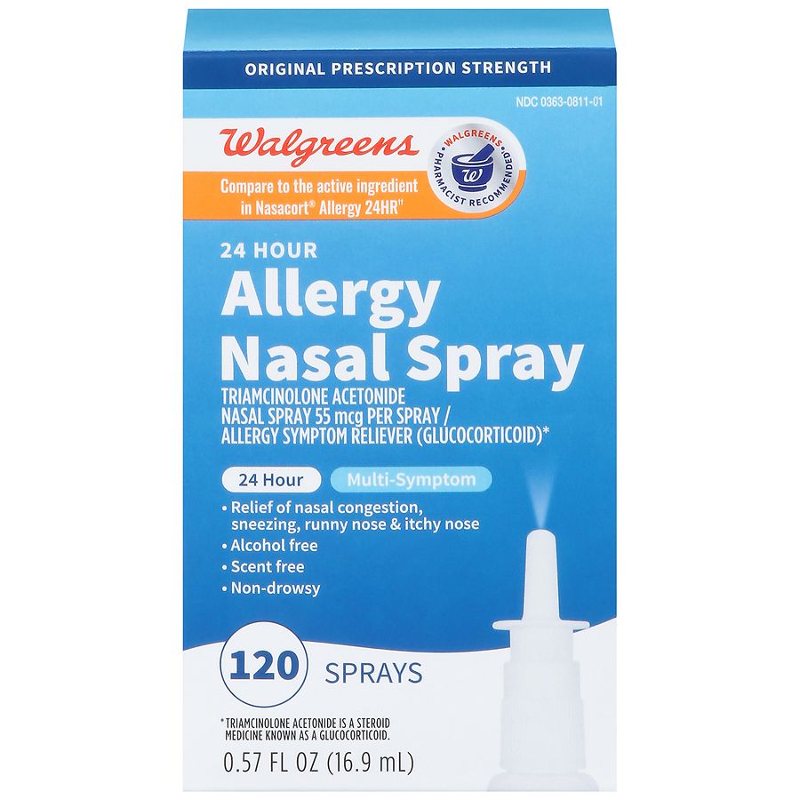 saline nose spray walgreens