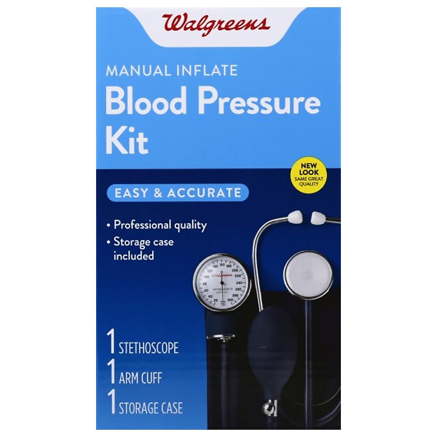 Manual inflation blood pressure monitor