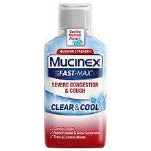 MucinexDM Clear & Cool Severe Congestion & Cough Liquid