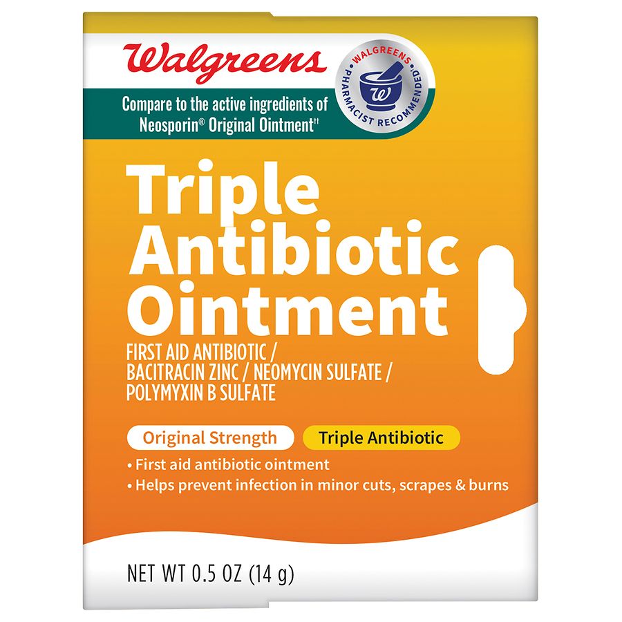 Walgreens First Aid Triple Antibiotic Ointment Walgreens