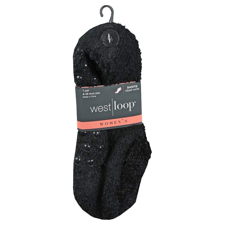 West Loop Women's Shortie Slipper Socks 